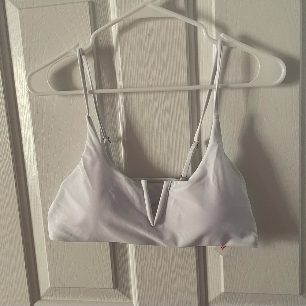 White bikini top